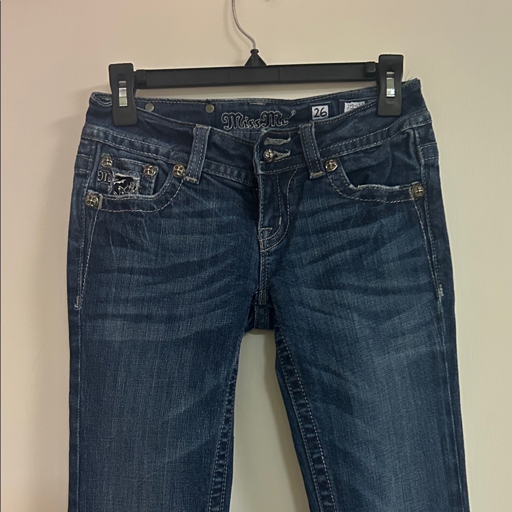 Miss Me Dark Blue Skinny Jeans